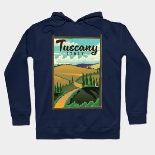 Tuscany Italy travel poster Hoodie